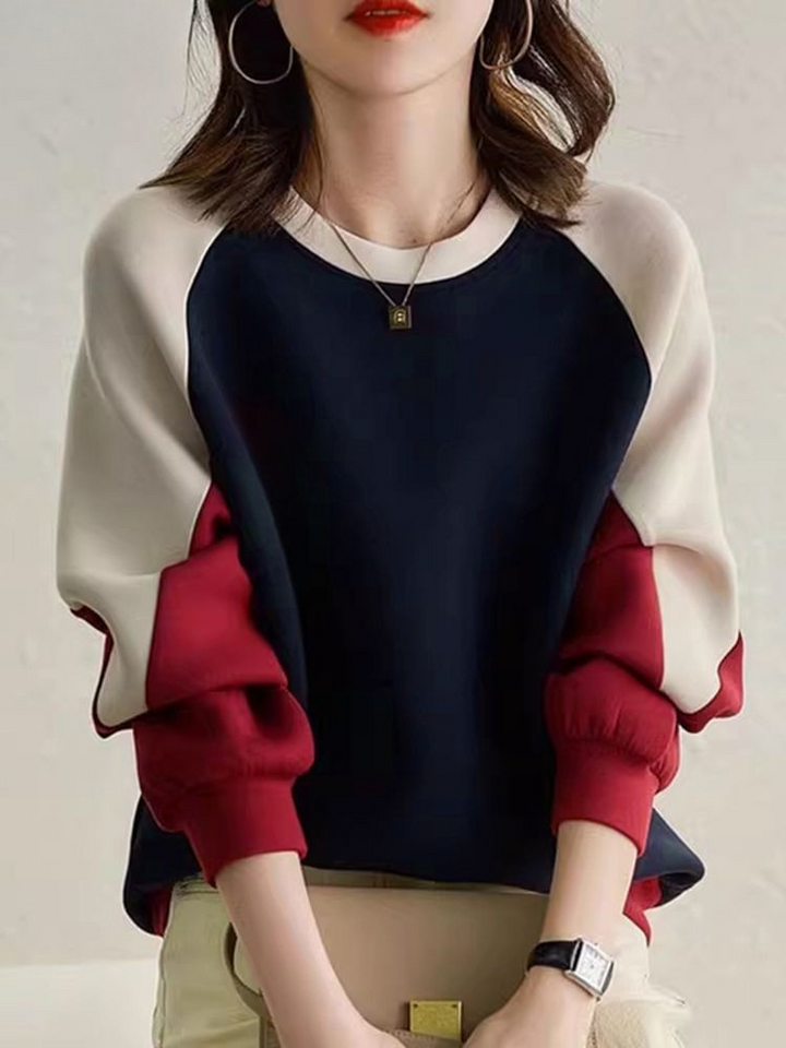 Bea - Long Sleeve Patchwork Sweaters