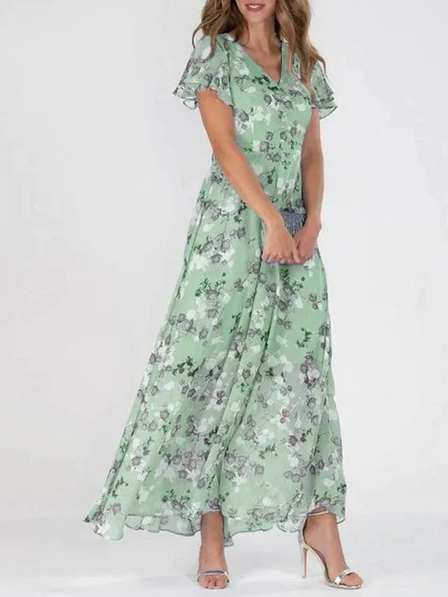 Astrid - Long Floral Dress