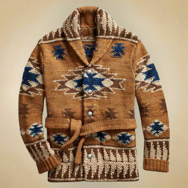 Yamen - Vintage Warm Knitted Cardigan