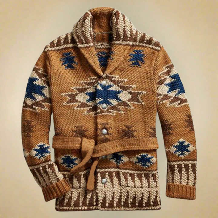 Yamen - Vintage Warm Knitted Cardigan