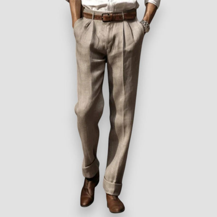 Alexei - Classic Linen Pants