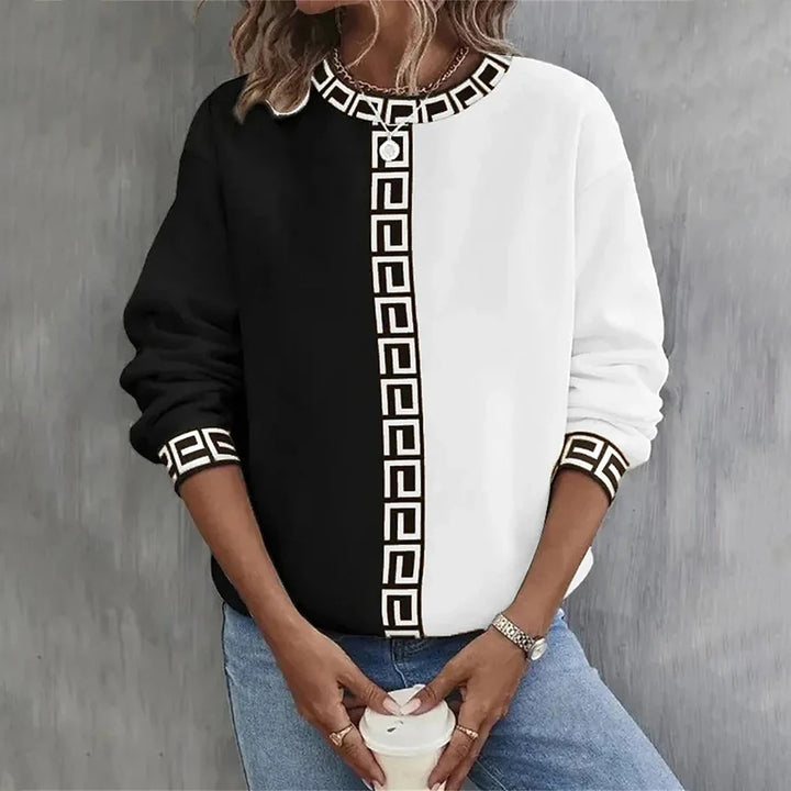 Ayse - Geometry Printed Sweater