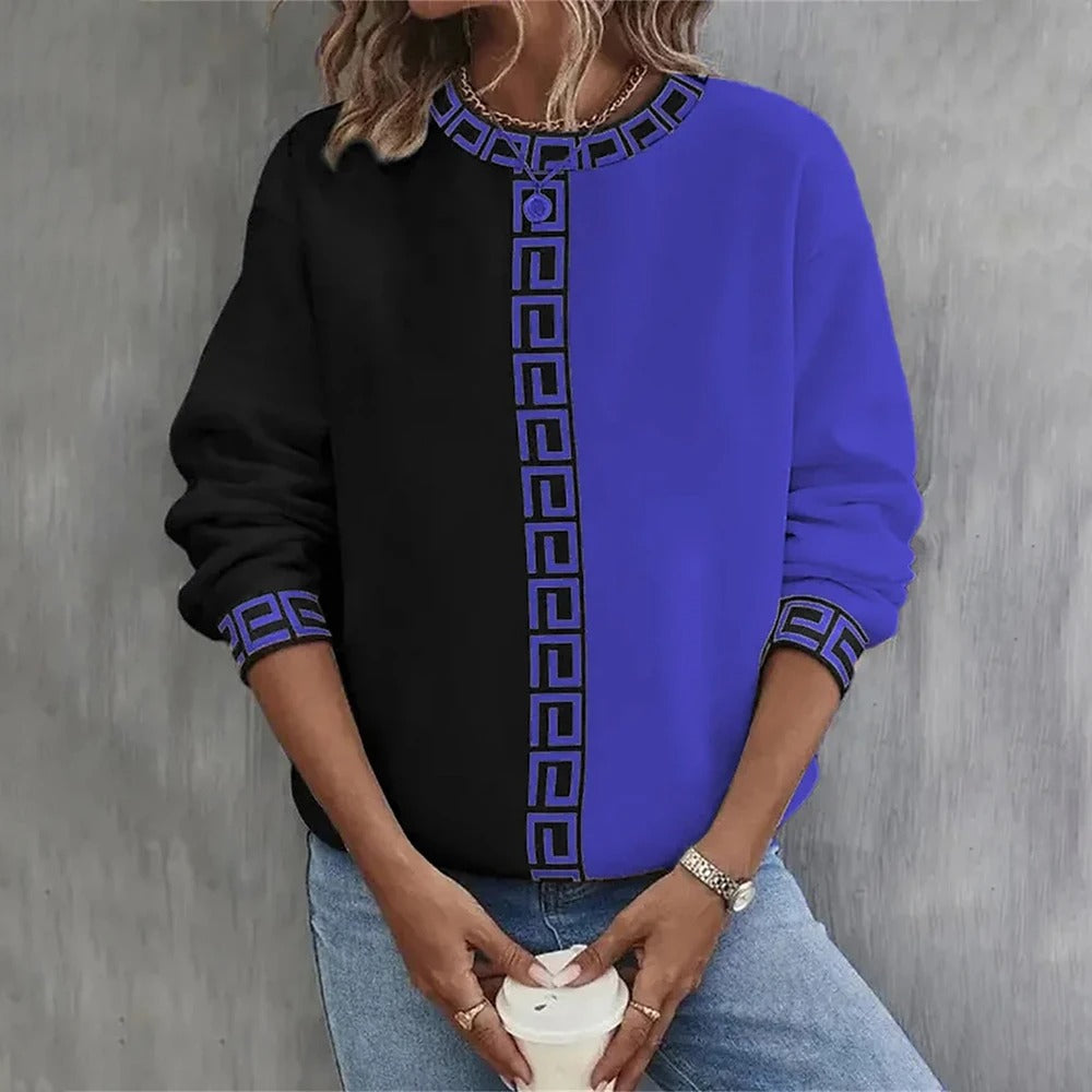 Ayse - Geometry Printed Sweater
