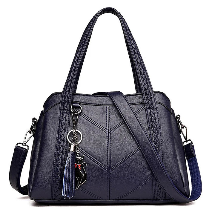Freja – Leather Handbag with a Large Capacity