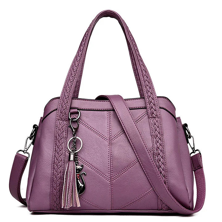 Freja – Leather Handbag with a Large Capacity