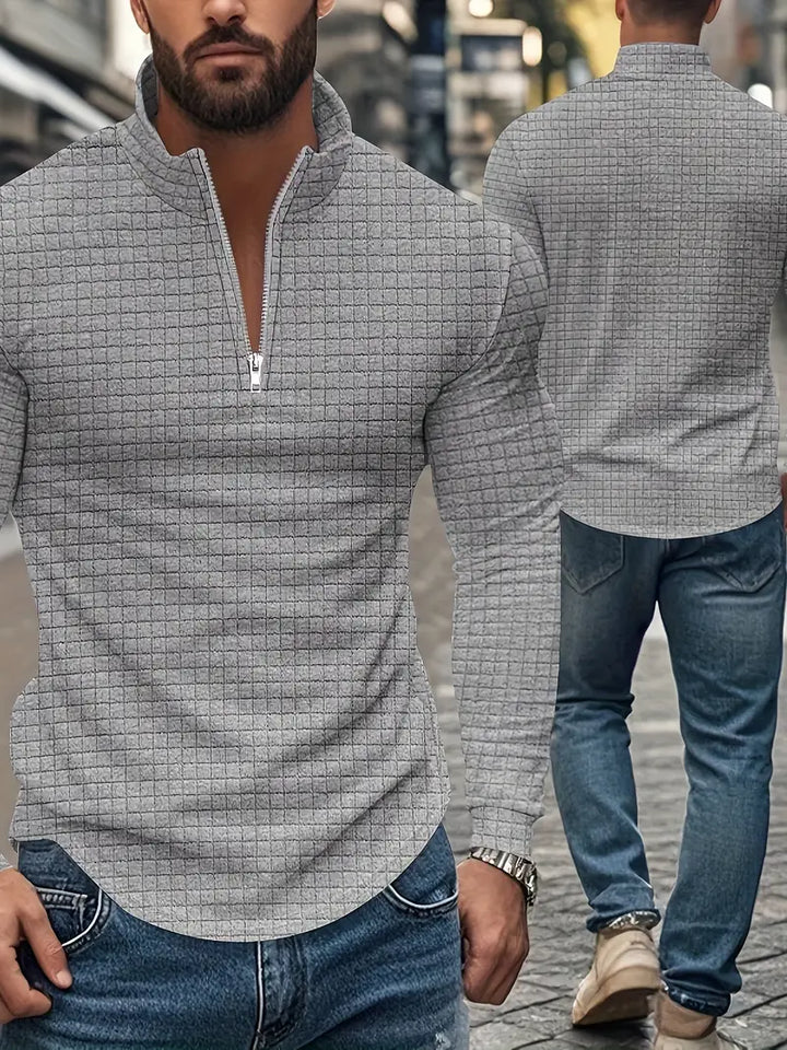 Jarryd - Long Sleeve Sweatshirt With Half Zipper