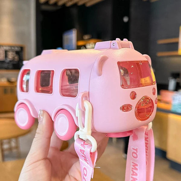 AquaBus - Portable Bus Shaped Water Bottle