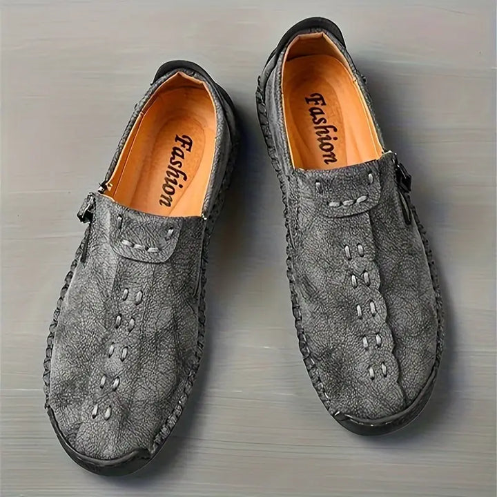 Joesph - Leather Shoes With Side Zipper