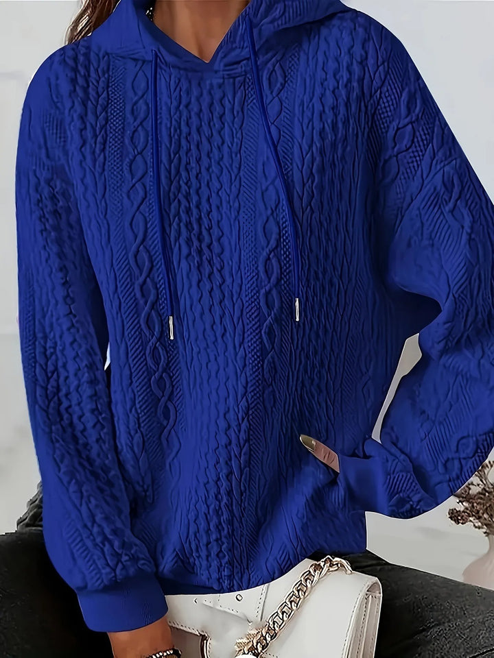Lorna - Long Sleeve Twist Pocket Fashion Top Sweatshirt
