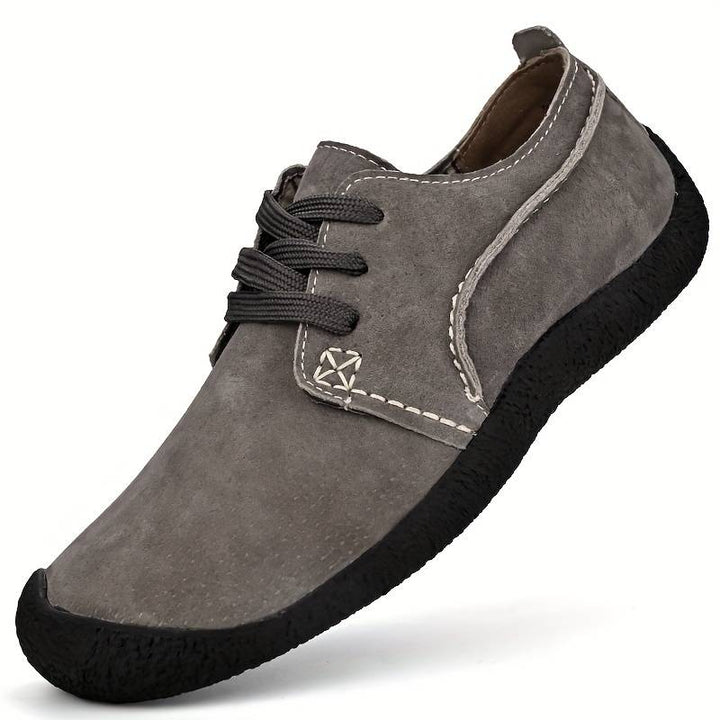 Boyce - Suede Lace-Up Leather Shoes