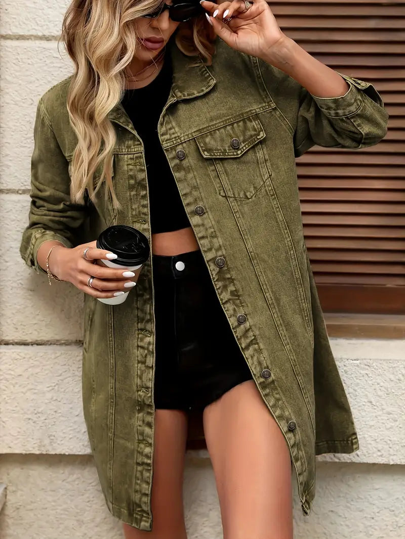 Tacie - Denim Jacket With Front Pockets