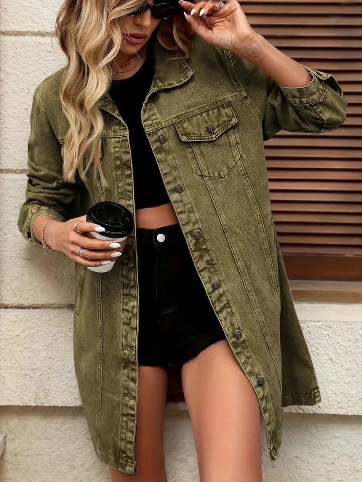 Tacie - Denim Jacket With Front Pockets