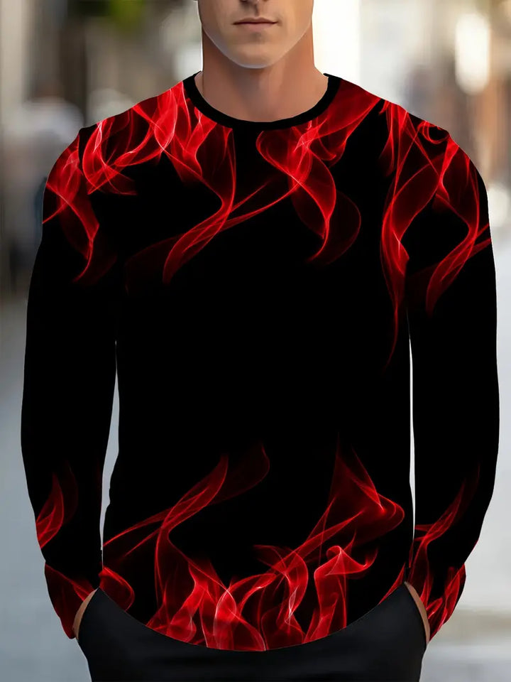 Bartlett - Casual Long Sleeve Shirt With Round Neck