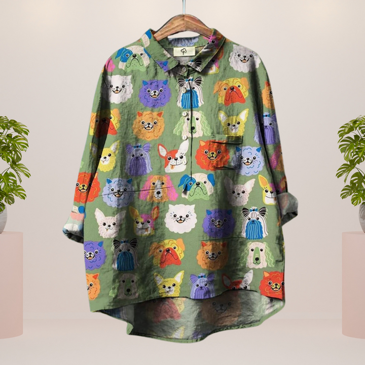 Vanya - Trendy Fashionable Print Art Shirt