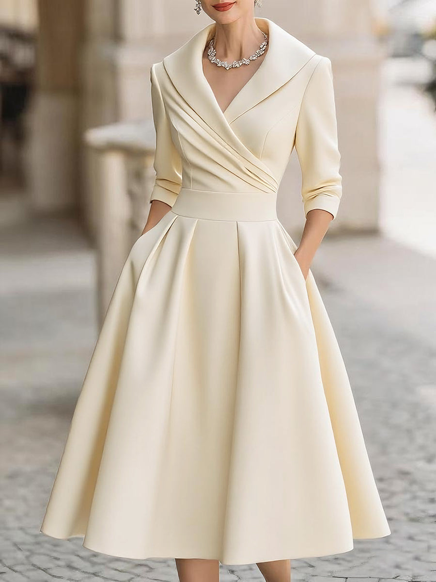 Ariellea - Satin Midi Dress