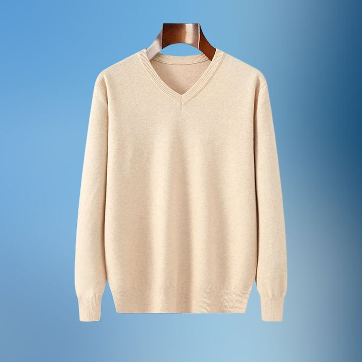 Vortigern - V-Neck Loose Pullover