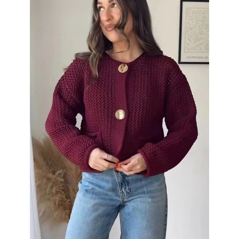 Stacey - Winter Knitted Cardigan