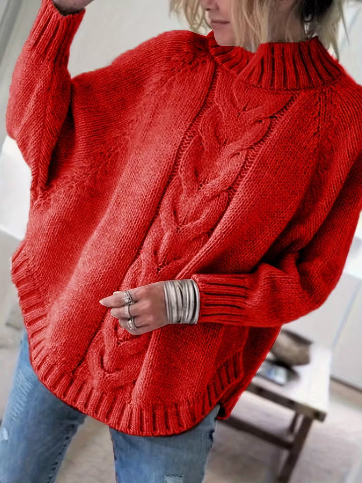 Pamella - Cable Knit Oversized Sweater