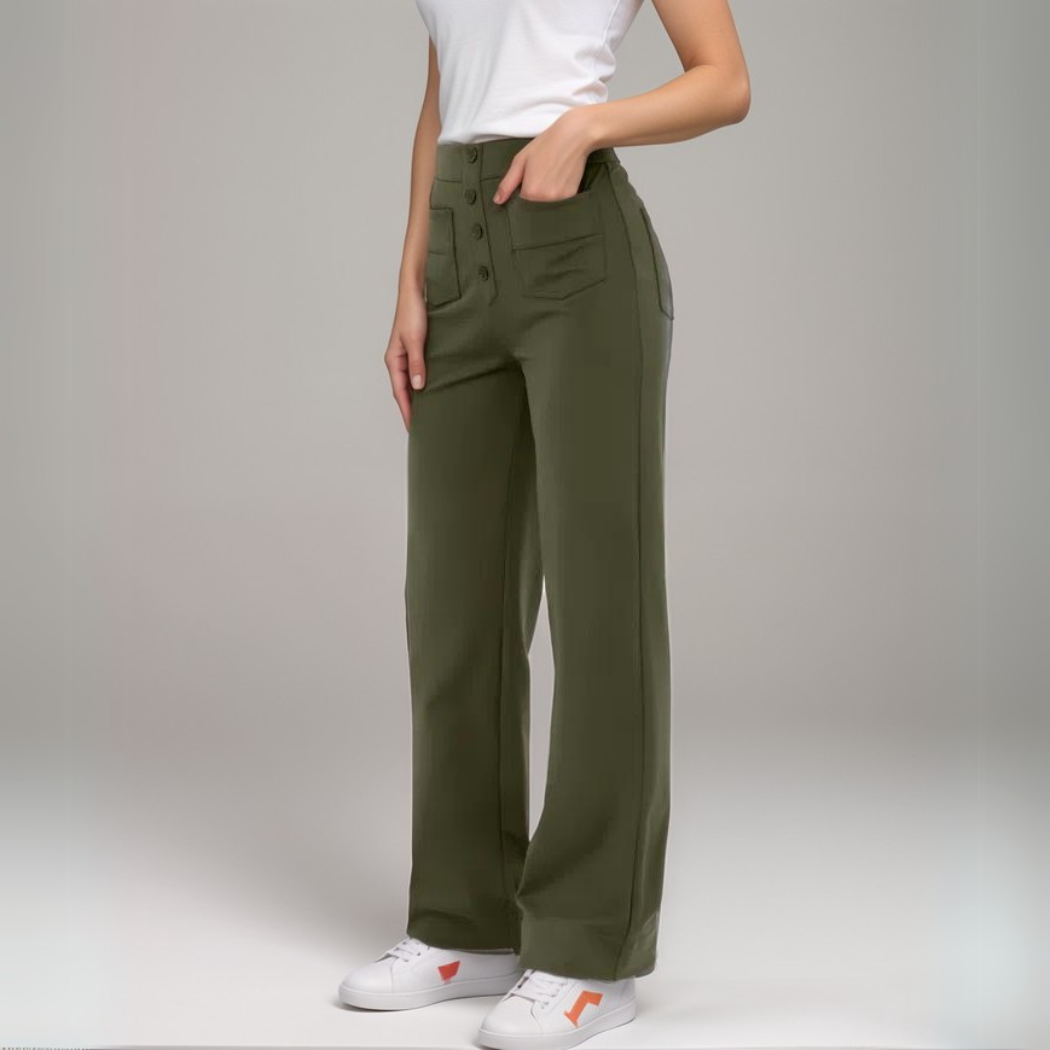Saundra - Trendy High Waist Sculpt Pant | 1+1 FREE