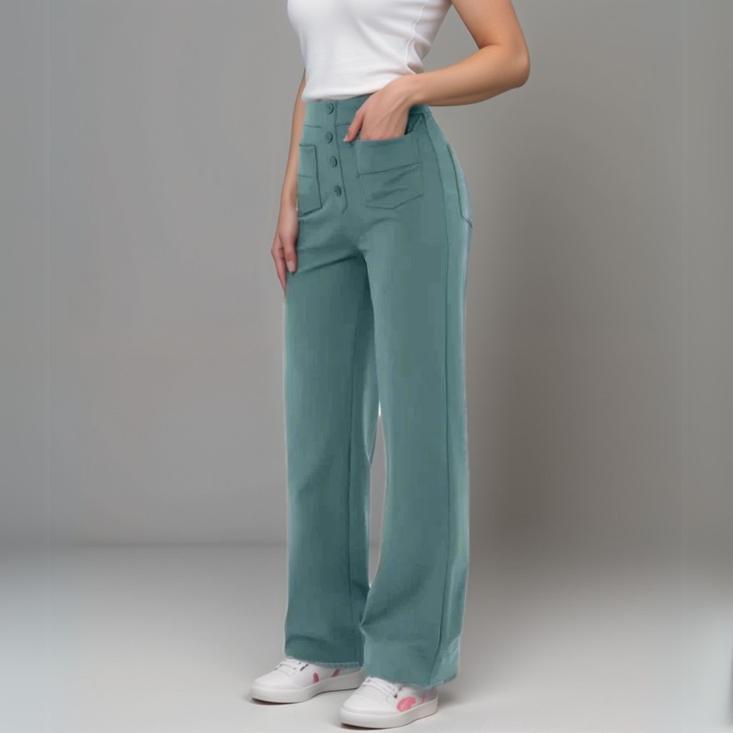 Saundra - Trendy High Waist Sculpt Pant | 1+1 FREE