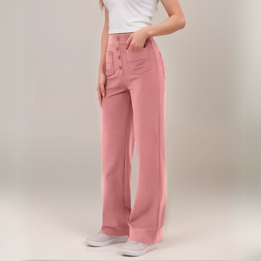 Saundra - Trendy High Waist Sculpt Pant | 1+1 FREE
