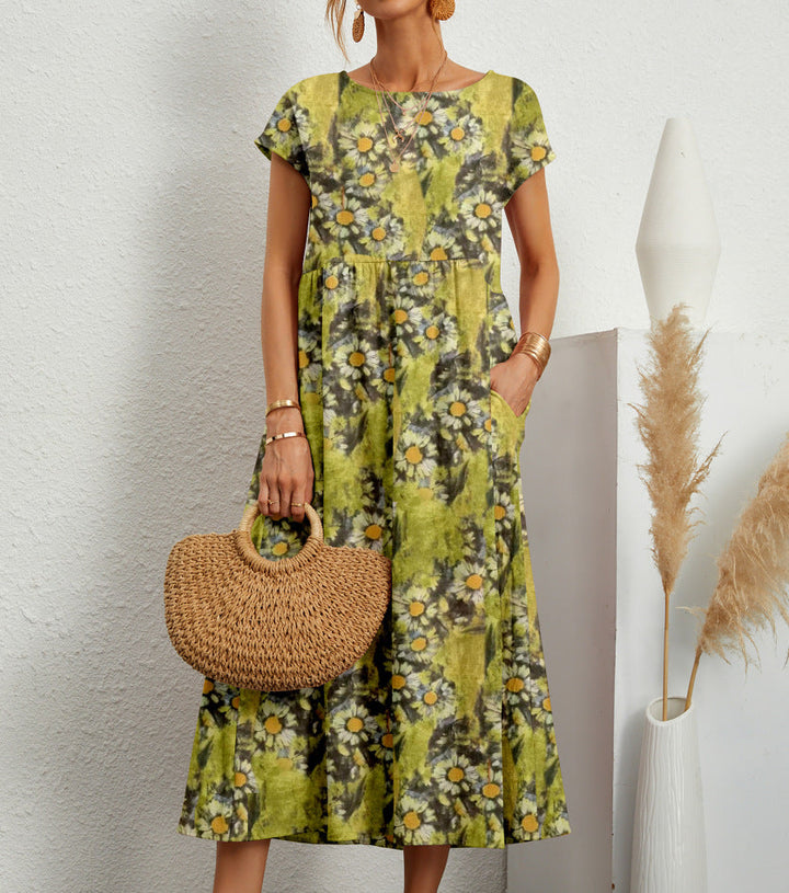 Lovelyn - Elegant Floral Dress