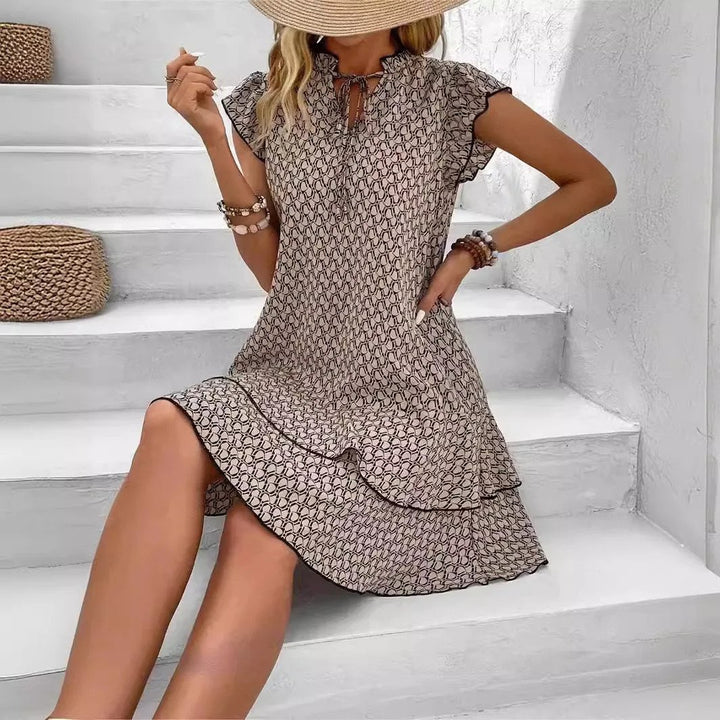 Anette - Elegant Ruffle Mini Dress