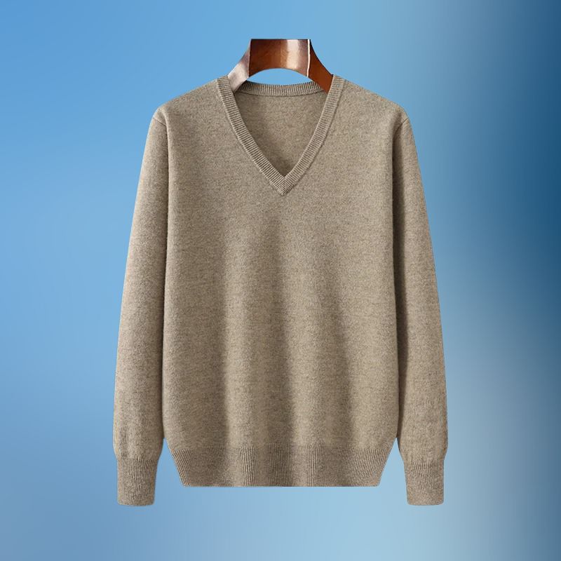Vortigern - V-Neck Loose Pullover