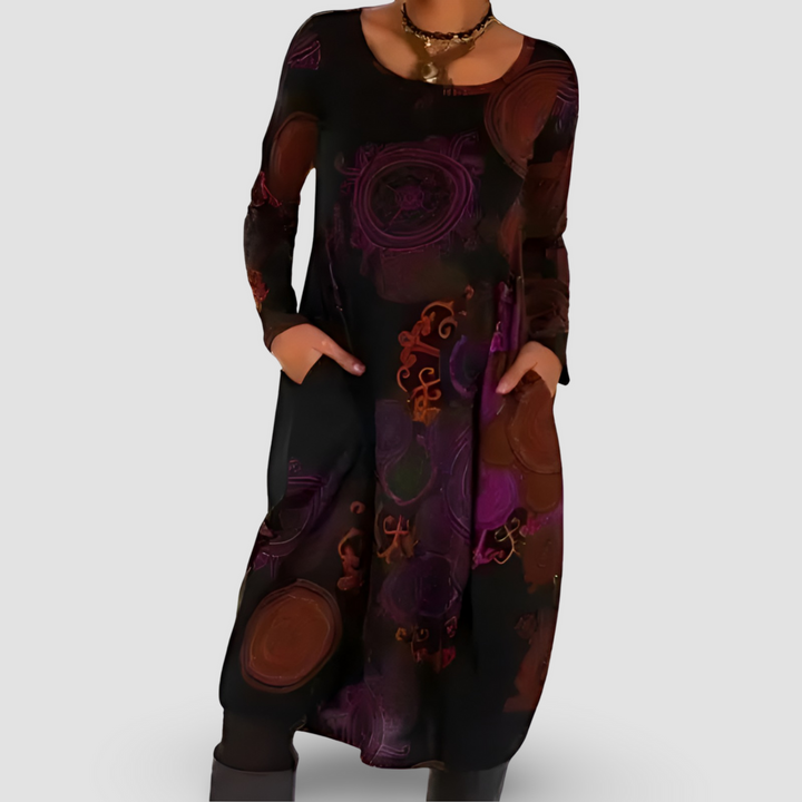 Fenja – Winter Dress With Bohemian Elegance