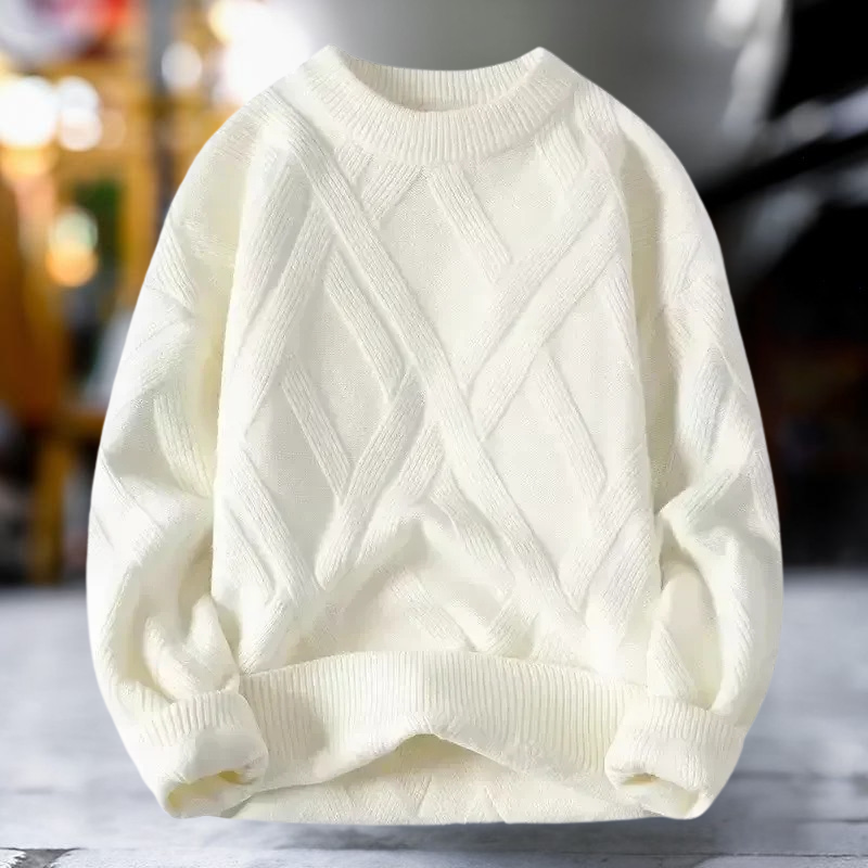 Nakul - Round Neck Knitted Sweater