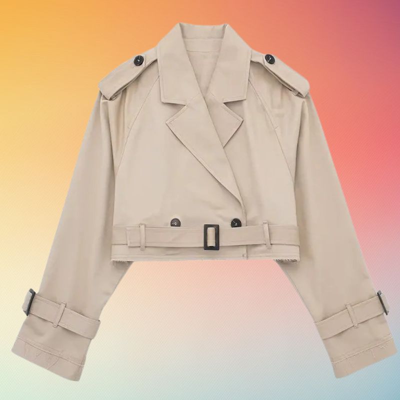 Ulfrida - Cropped Trench Jacket