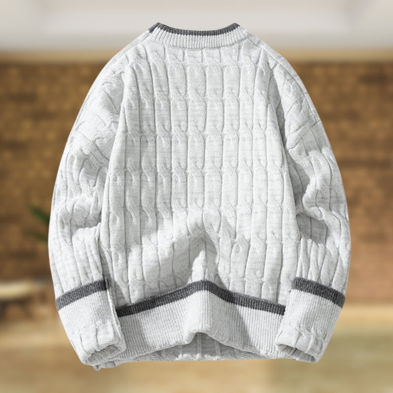 Errol - Casual Patchwork Sweater