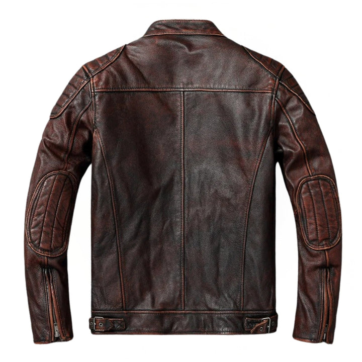 Jorge - Leather Jacket With Front Zipper