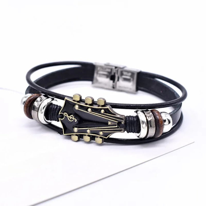 Guitarista - Guitar Leather Bracelet