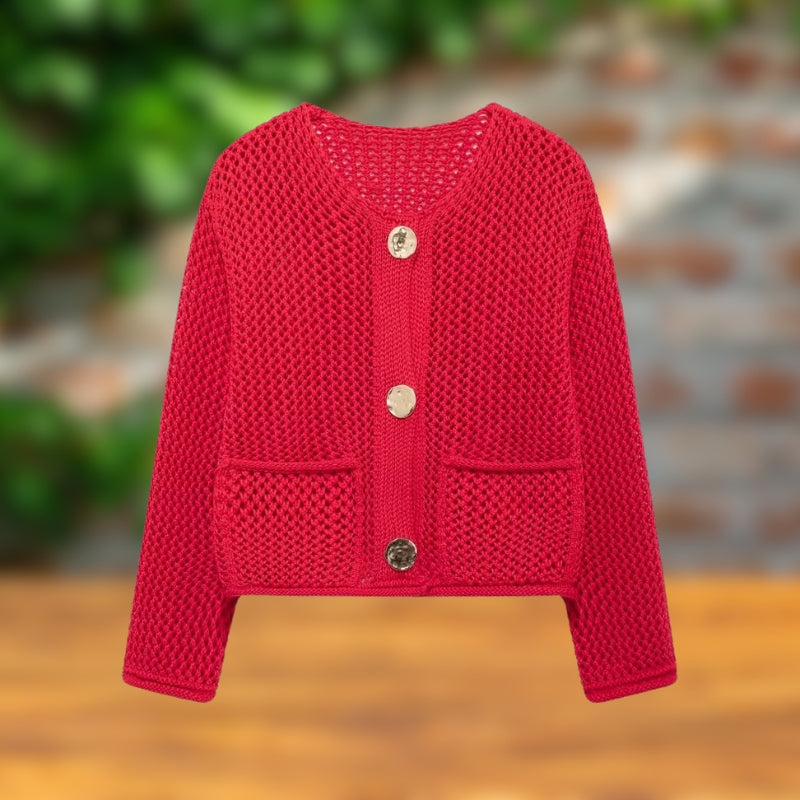 Stacey - Winter Knitted Cardigan
