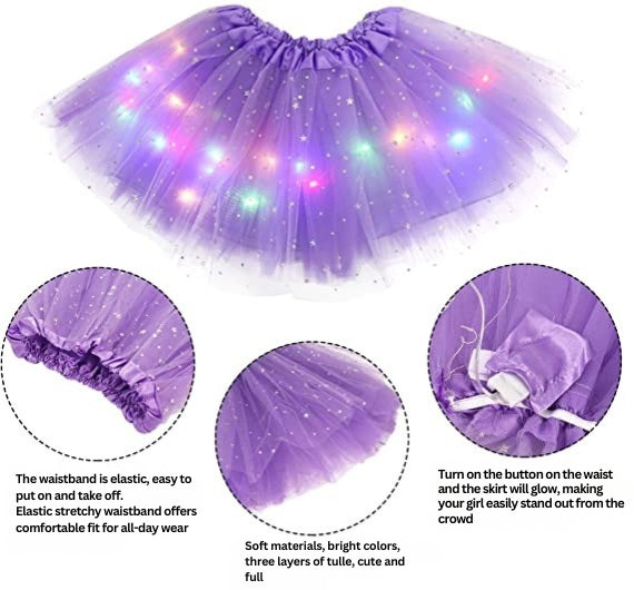 Keturah - Magical And Luminous LED Tutu Skirt