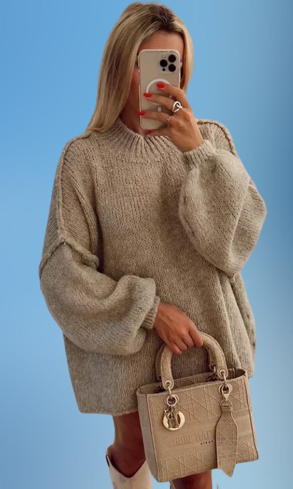 Sunniva - Round Neck Knitted Jumper