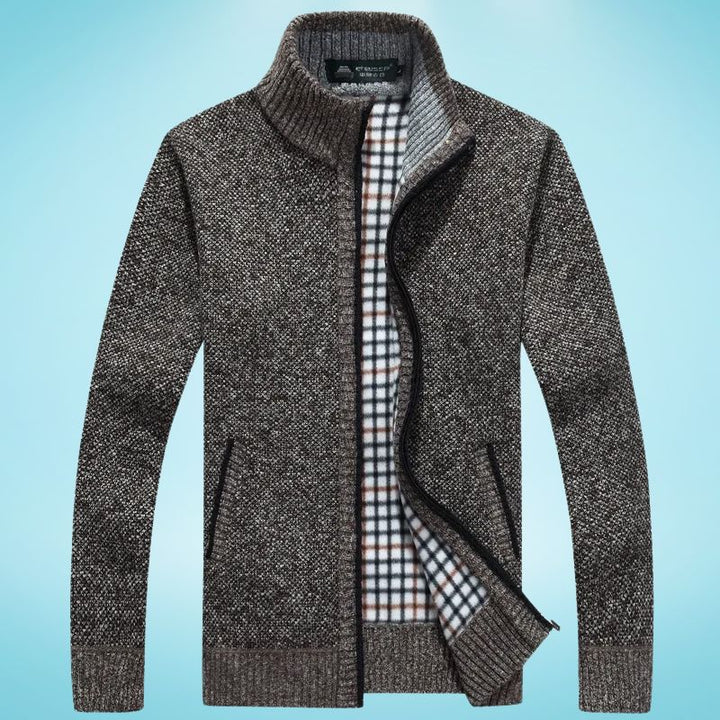 Ferris -  Faux Fleece Zipper Sweater