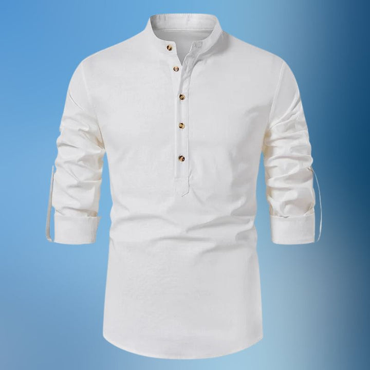 Dagobert - Long Sleeve Linen Shirt
