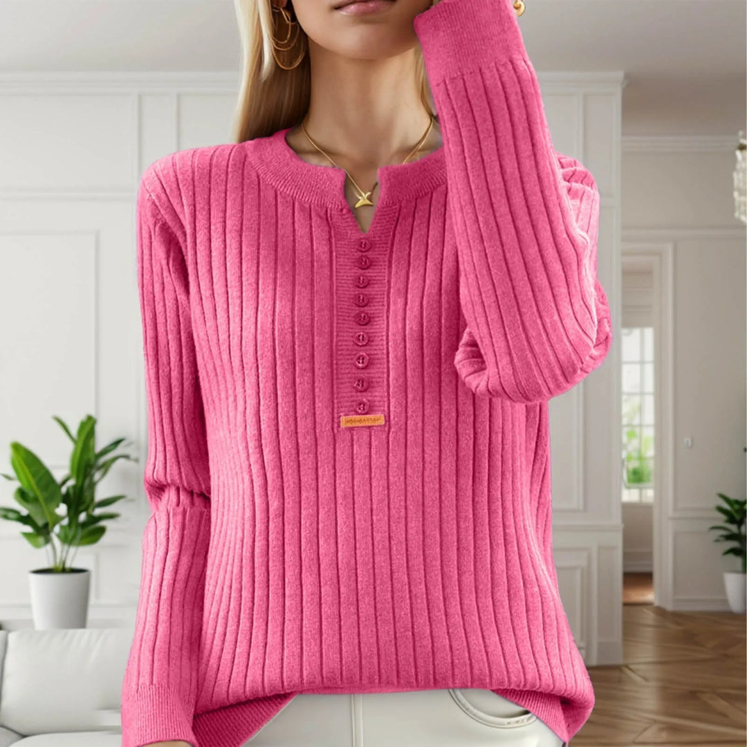 Marja - O Neck Knitted Sweater