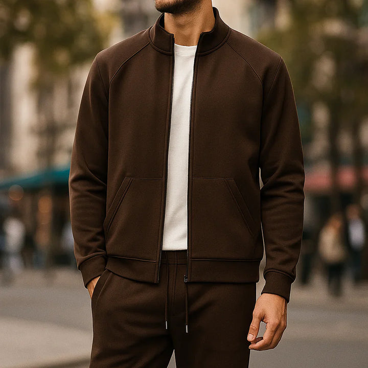 Brook - Casual Zip-Up Tracksuit Set