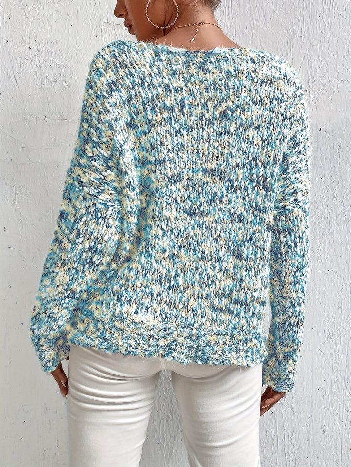 Chryselda - Casual Long Sleeve Knitted Sweater