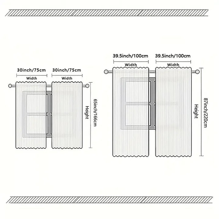 FrostLinen -Christmas Themed Curtains