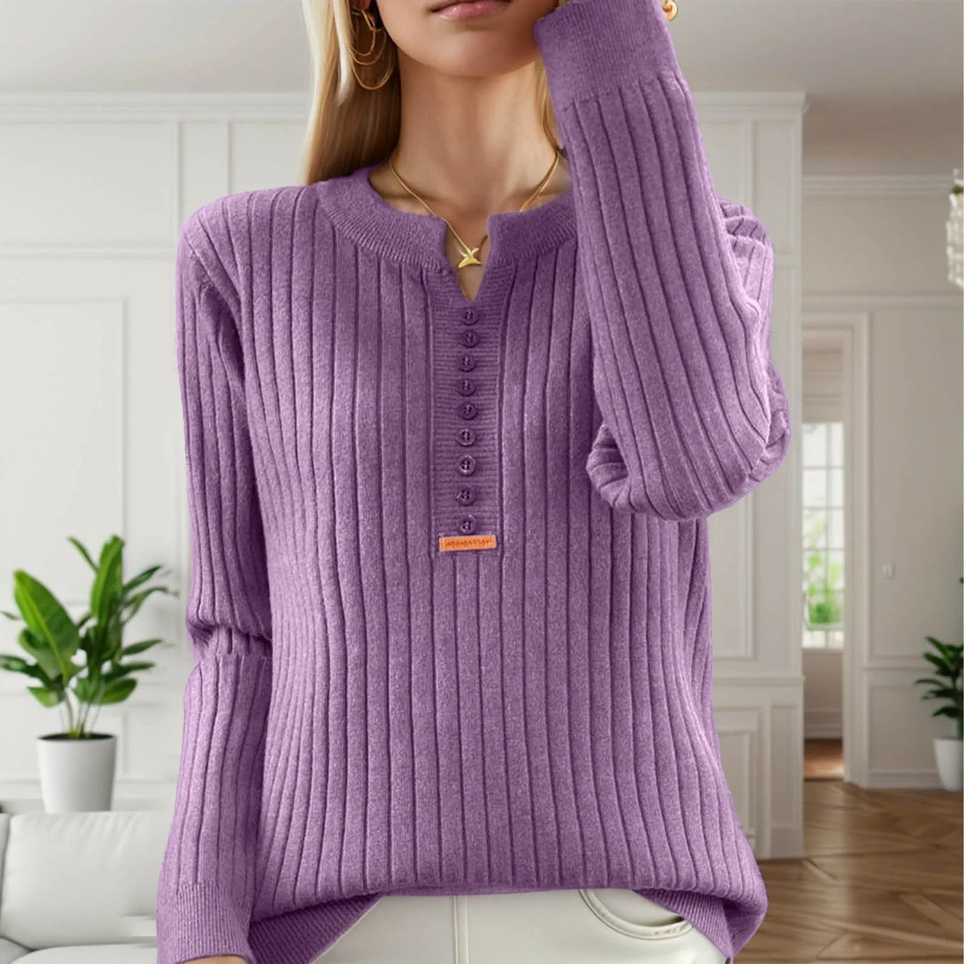 Marja - O Neck Knitted Sweater