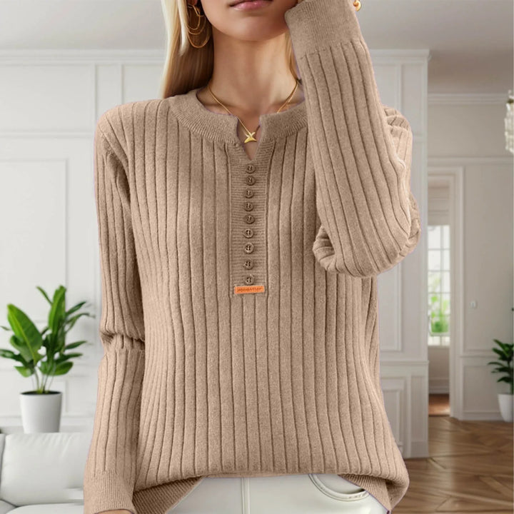 Marja - O Neck Knitted Sweater