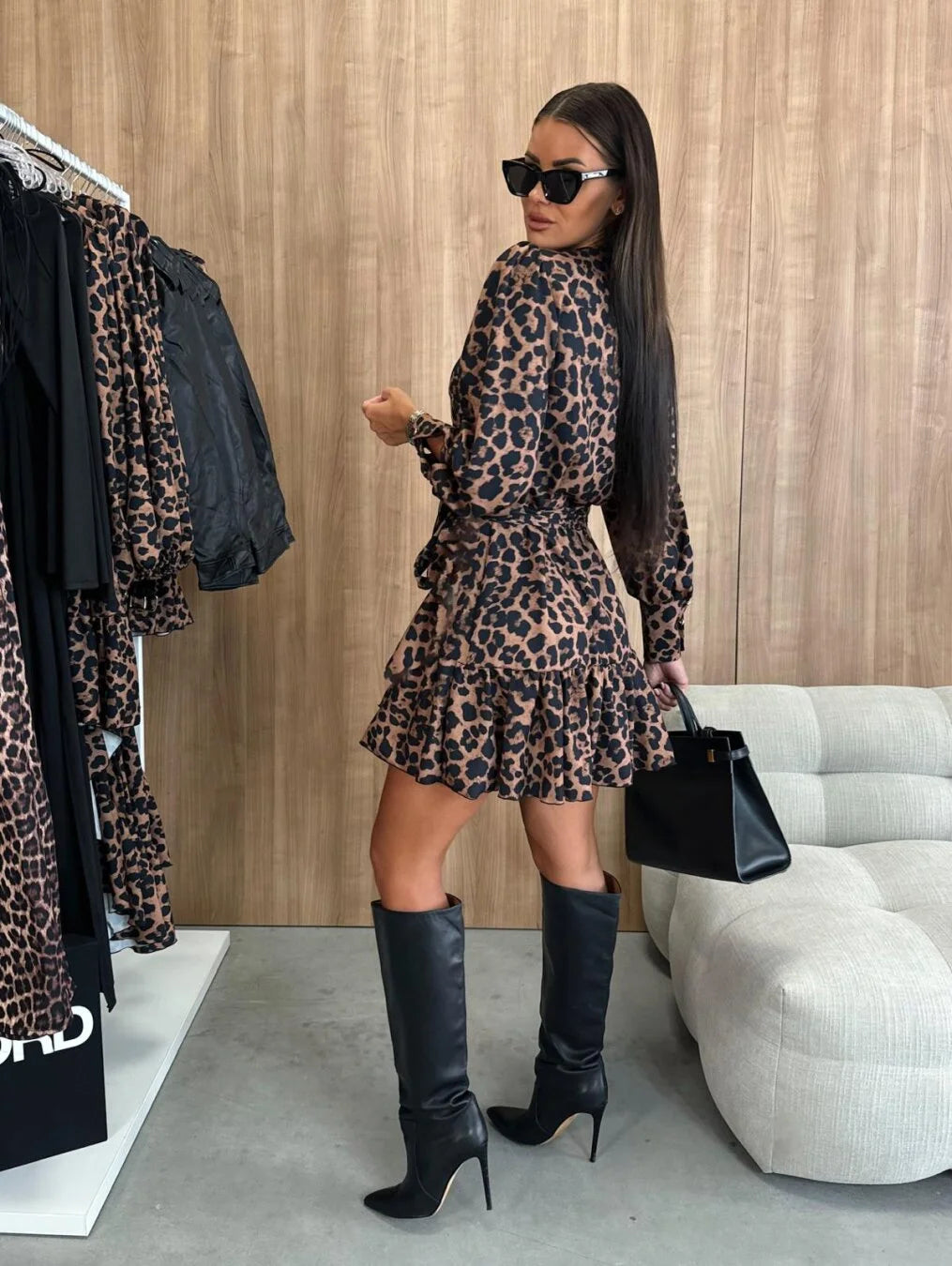 Adinda - Floral Print Mini Dress