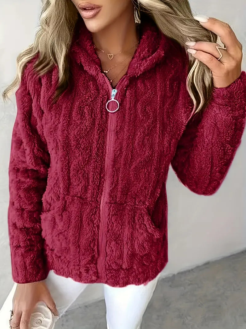 Ganka - Long Sleeve Zip-Up Hoodie