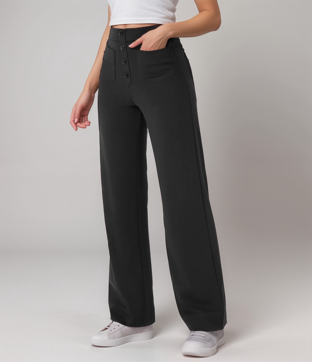 Saundra - Trendy High Waist Sculpt Pant | 1+1 FREE