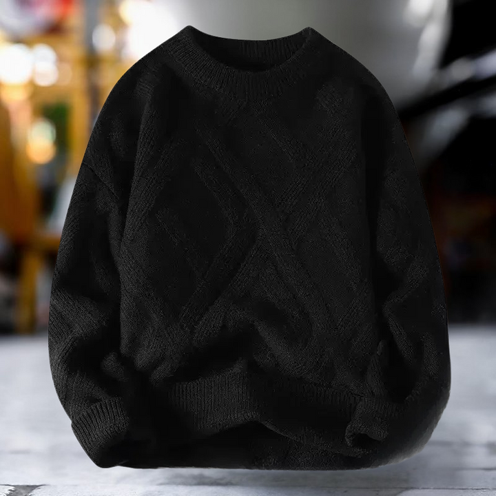 Nakul - Round Neck Knitted Sweater