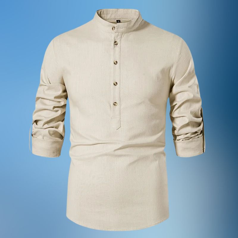 Dagobert - Long Sleeve Linen Shirt